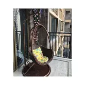 (店+)真藤吊籃吊椅搖搖椅陽臺臥室秋千吊搖椅室內庭院編織搖籃籐椅吊床