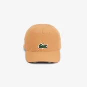 【LACOSTE】中性款-Lacoste Sport Roland Garros超細纖維帽子(橘色)