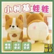 小柯基娃娃 柯基娃娃 娃娃【台灣現貨/批發俗俗價】玩偶 抱枕 柯基 絨毛娃娃 生日禮物 交換禮物 柯基