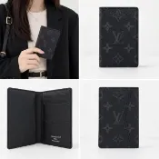 【Louis Vuitton 路易威登】經典老花 灰黑色 卡夾 錢包