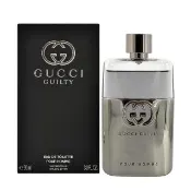 【GUCCI 古馳】罪愛男性淡香水 90ml(Guilty Pour Homme男香 專櫃公司貨)