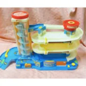 電動旋轉正常，6折售）多美 tomica 自動 停車場 （原買$2450）停車塔 無附車 電動 旋轉 玩具 tomy