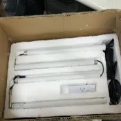 (店+)（清倉）伸縮LED長臂立燈 36瓦超亮閱讀燈 智能遙控調光調色 高度可調節	伸縮白【遙控】