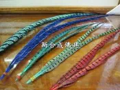 新合成佛具 三太子 頭盔 束冠 彩色真羽毛 每對600 有2尺跟2尺7 限自取
