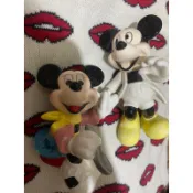早期 收藏 復古 古董 米奇 米妮  迪士尼Disney 陶瓷器 米奇 米老鼠 擺件 裝飾