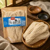 【菊嬤粗次見麵🍜】手工麵線｜粗麵線｜純素可食用｜手工製作