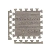 (店+)木紋巧拼地墊 30×30×1cm｜拼接地墊｜附邊條｜寶寶爬行保護墊｜SGS 檢驗合格軟墊