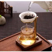 ✨可開發票#高檔側把玻璃公道杯茶漏一體分茶器帶茶濾組合小青柑專用泡茶神器