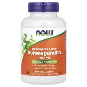 【iHerb】NOW Foods, 標準化提取物南非醉茄，450 毫克，180 粒素食膠囊