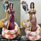 【良品優選】海賊王zero蛇姬女帝波雅漢庫克紫衣金衣工資擺見盒裝首辦