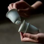 全球選品1館 生活百貨 仿古胎茶杯單杯陶瓷家用品茗杯聞香杯功夫茶具復古主人杯單個茶碗