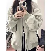 【棒球服專區】美式高街ma1飛行員夾克外套男女同款春秋oversize棒