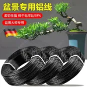 盆景造型專用鋁絲 鋁線盤紮絲線蟠紮園藝鐵絲花卉羅漢松定型呂絲 鋁線 園藝資材 園藝鋁線 古銅色 軟鋁線 空鳳鋁線 盆栽鋁