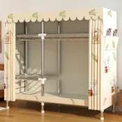 全球選品1館 生活百貨 簡易衣櫃家用臥室布衣櫃屋結實耐用經濟型衣小型櫃子櫥單人