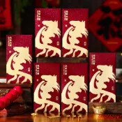 紅包 壓歲包 馬年 新年紅包袋2026新款馬年創意燙金輕奢利是封春節過年拜年壓歲錢包