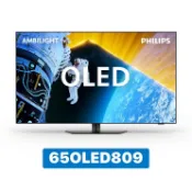 【PHILIPS 飛利浦】65型 4K OLED 120Hz Google TV智慧聯網顯示器 65OLED809