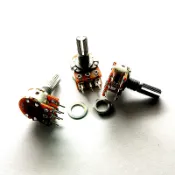 庫存不用等-【no】-WH148雙聯電位器 長柄 B20K 6腳 柄長20MM W142[323129現貨