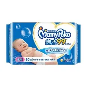 【滿額贈品】滿意寶寶 天生柔嫩溫和純水厚型溼巾-補充包(80入/包) 3包組｜嬌聯官方旗艦店 (完全贈品)