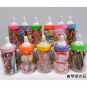 “古早味の店“  奶瓶糖果罐🍼 各種口味（棉花糖 酸果粉 棒棒糖 口笛糖 彈珠糖 扁扁棒）好吃 好拜 奶瓶 糖果罐