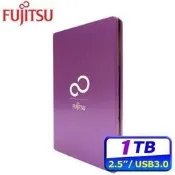 【鳥鵬電腦】Fujitsu 富士通 Ultra Slim 1TB USB3.0 2.5吋行動硬碟 紫 超薄 鋁殼 1T