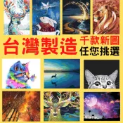 釘好內框🔥Manto【台灣製】北歐極簡風數字油畫百款任選台灣製造MIT生日禮物情人節禮物首選