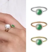 【Daniel Wellington】Audrey Ring 半寶石綠翡翠戒指