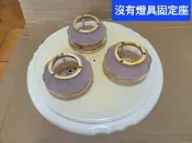 2手(功能正常.沒有燈具固定座) E27燈頭 三燈吸頂燈 3燈 燈具 LED吸頂燈 附四段式電子開關