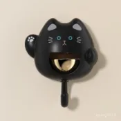 [招財進寶] 多巴胺 風鈴 招財 冰箱貼 門鈴 吸門式招財貓冰箱貼風鈴日式進門提醒鈴鐺入戶門鈴開業喬遷禮物 2JSJ