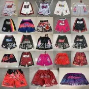 【滿額免運】 JUST DON 熱火隊 Miami Heat 口袋籃球褲運動褲壹件代發Ebay