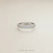 【台灣現貨】Daniel Wellington Pavé Crystal 銀色滿鑽戒指 鋯石戒指 女戒 疊戴戒