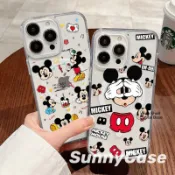 可愛捂臉米奇磁吸防摔手機殼保護殼iPhone 18 17 16 15 14 13 12 Pro Max 16e 硬殼包邊