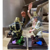 風水 招財擺飾 招財 擺飾 一對價格6寸樹脂七爺八爺 黑白無常 范將軍謝將軍 神將擺件 招財鎮宅風水擺件