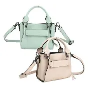 【LONGCHAMP】3D XS 迷你 仿舊小牛皮手提 斜背兩用包-2色可選