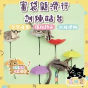 ✦ 台灣現貨 ✦ 蝦皮隔日配｜ᴥ吉米寶ᴥ｜蜜袋鼯滑行訓練站台 雨傘造型 攀爬玩具 飛行訓練 跳台 JM061-2