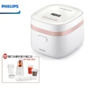 大王家電館 【贈隨行冰鎮杯果汁機】PHILIPS 飛利浦 Q彈鎖香多料理電子鍋 小香鍋 雲朵白色 HD3073