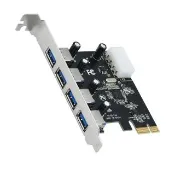 【台灣霓虹】PCIe轉4埠USB3.0電腦擴充卡