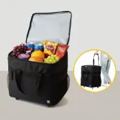 (店+)【UdiLife】黑潮滑輪式保溫保冷袋-直立-60L-1入