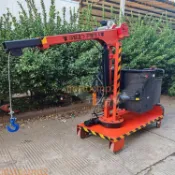 移動電動液壓伸縮吊臂小吊機車載小型電動伸縮360度旋轉懸臂吊車（運費咨詢客服）