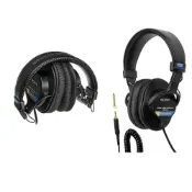 (店+)【SONY 索尼】索尼 Sony MDR-7506 MDR 7506 監聽耳機 耳罩式 錄音 編曲 混音 原廠收納袋 轉接頭 公司貨(sony MDR-7506)