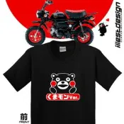 ILLESTDESIGN进口純棉短袖T恤潮款熊本熊 KUMAMON 摩托車改裝文化