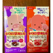 花爸商店《現貨快出》日本 餵藥果凍粉包25gx6入/盒 餵藥神器 果凍 寶寶 兒童 小孩 葡萄 草莓 餵藥 寒天