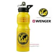 瑞士威戈水壺wenger 800ml飲料瓶 鋁斤鼠旅行水杯 戶外運動水壺