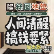 【耐髒耐磨 高效除塵】絲圈地墊 腳踏墊 地墊 廚房地墊 刮泥地墊 玄關地墊 門口地墊 防滑地墊 大門地墊 進門地墊 刮泥