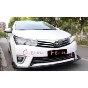 涔峰ＣＦ☆(亮黑)TOYOTA ALTIS 11代 三段式 前下巴 前鏟 前唇 防刮 防撞 定風翼 前下