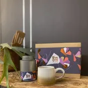 悠然陶杯&紅玉紅茶-台灣藝術家手拉坏限量陶杯茶葉新年禮盒