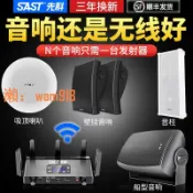 玉城商業企業社 【台灣公司】先科D1無線藍牙吸頂音響壁掛墻面音箱專用家用天花吊頂嵌入式喇叭