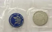 全網超低價全網S版銀幣版原裝紀念塑封 美國1971年1元銀幣 艾森豪威爾總統246g詢價