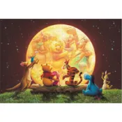 -胖達人-正版現貨有發票 Tenyo 迪士尼 小熊維尼 跳跳虎 維尼 小豬 月光下 夜光 拼圖 1000片 1000