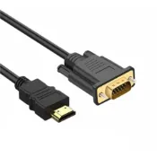 (店+)Lococo樂客客 HDMI 公轉VGA 公 1.8M轉接線 螢幕轉接 筆電轉接 電腦轉接 HDMI TO VGA