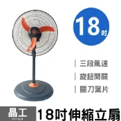 免運~ 晶工 18吋伸縮桌立扇HY-1818
